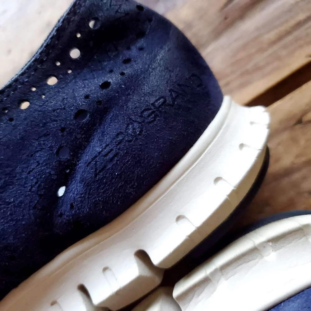 Cole Haan Zerogrand Women's Wingtip Oxford Blue Sneaker Size 6